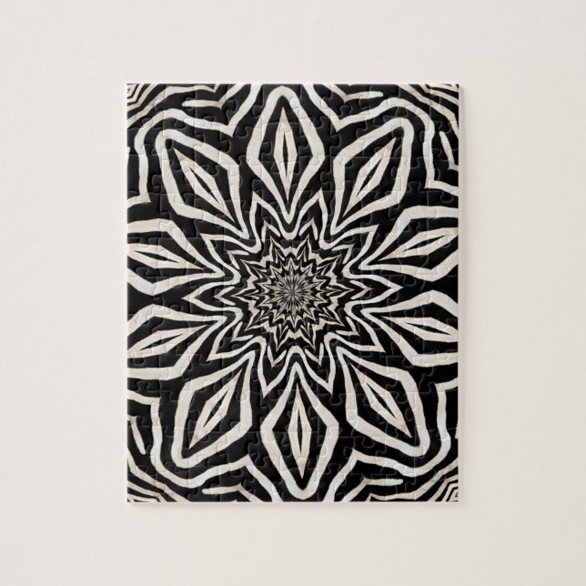 Puzzle Resumen de Cebra Fur Kaleidoscope (Vertical)