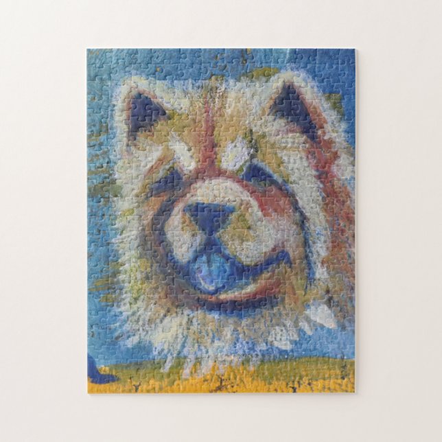 Puzzle Resumen de Chow Chow (Vertical)