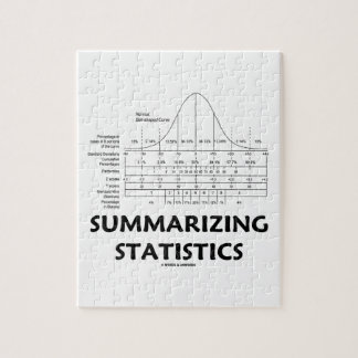 Puzzle Resumen de estadísticas (distribución de curvas de