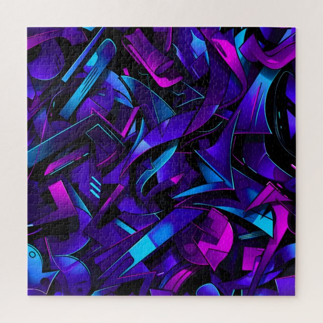 Puzzle Resumen de Graffiti Street Swirl (Vertical)