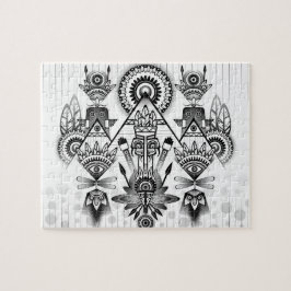 Puzzle Resumen de la antigua tribu indígena