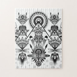 Puzzle Resumen de la antigua tribu indígena