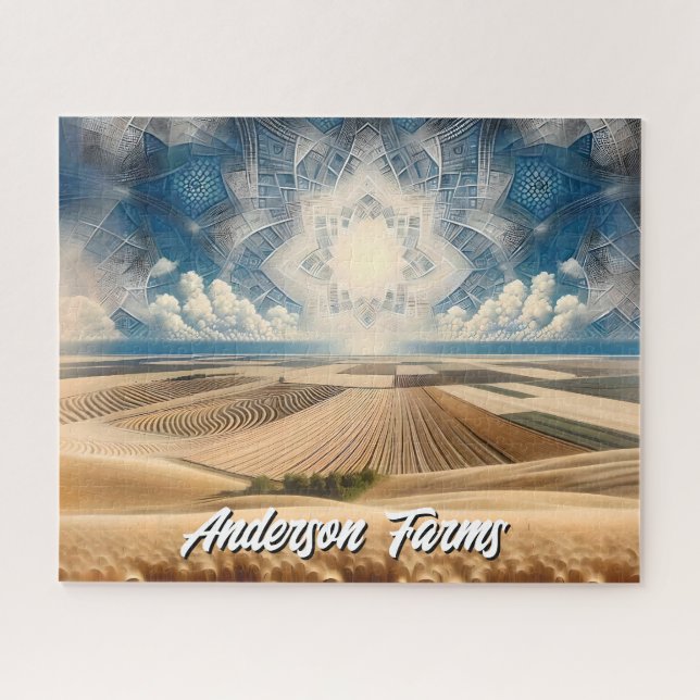 Puzzle Resumen de la Granja de Trigo Prairie (Horizontal)