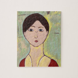 Puzzle Resumen de la mujer cara