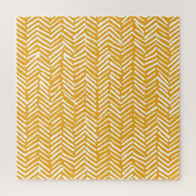 Puzzle Resumen de líneas dibujadas a mano, textura hipste (Vertical)