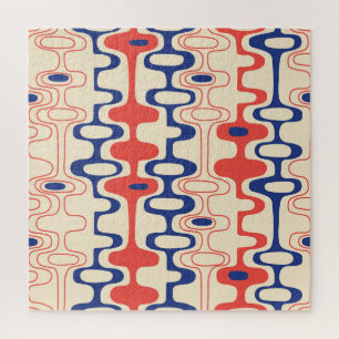 Puzzle Resumen de mediados de siglo: diseño moderno sin f