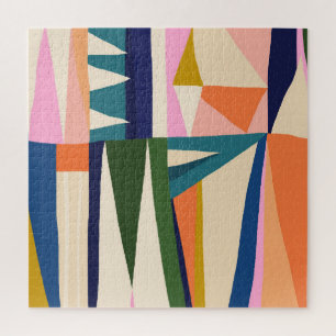 Puzzle Resumen De Moda: Mano Colorida.