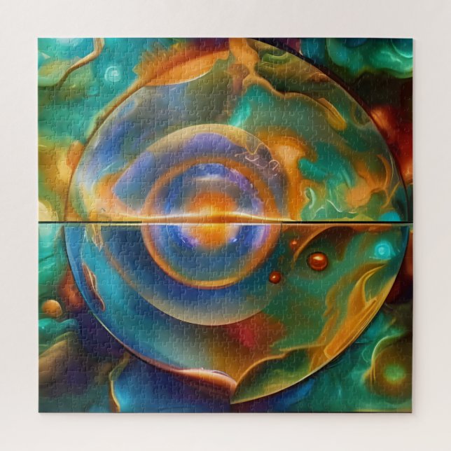 Puzzle Resumen de otro mundo colorido (Vertical)