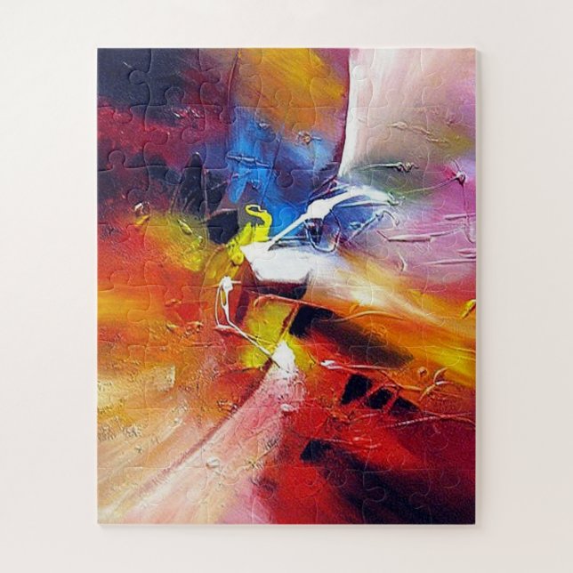 Puzzle Resumen de pintura expresionista contemporánea (Vertical)