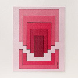 Puzzle Resumen de Rectángulo en rojo