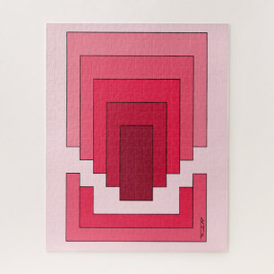 Puzzle Resumen de Rectángulo en rojo