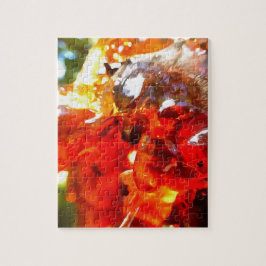 Puzzle Resumen de resina filtrada de árbol de albaricoque