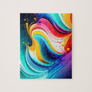 Puzzle Resumen de salpicaduras de colores
