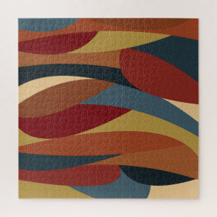 Puzzle Resumen del estilo de vidrio templado geométrico o