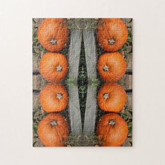 Puzzle Resumen del par de calabazas de otoño