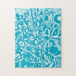 Puzzle Resumen difícil del pájaro de Aqua del rompecabeza