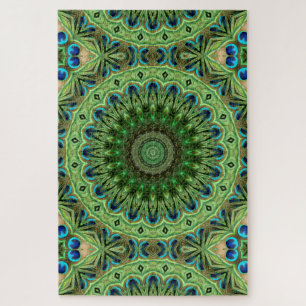 Puzzle Resumen Diseño de Medallón Peacock