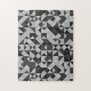Puzzle Resumen Estilo militar geométrico mosaico