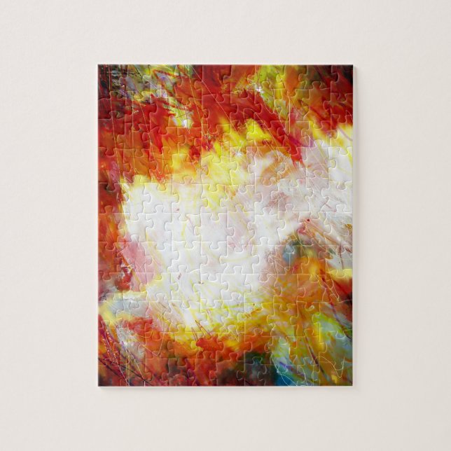 Puzzle Resumen Ilustracion de pintura creativa moderna (Vertical)