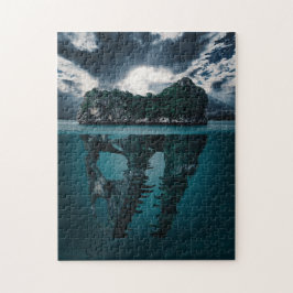 Puzzle Resumen Isla artística de fantasía