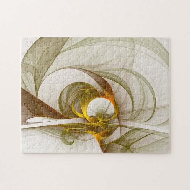 Puzzle Resumen moderno Colores Metalizado preciosos fract (Horizontal)