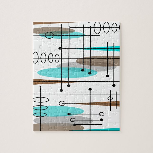 Puzzle Resumen moderno de la era atómica a mediados del s (Vertical)