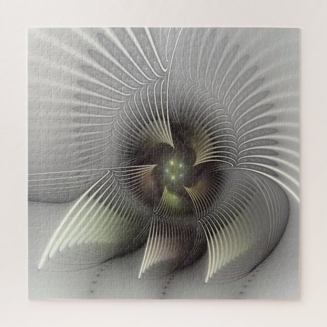 Puzzle Resumen moderno Forma 3D Arte Fractal (Vertical)
