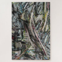 Resumen monocromo dinámico moderno Moody