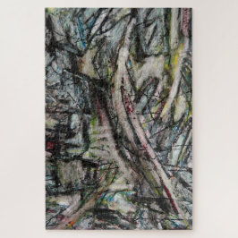 Puzzle Resumen monocromo dinámico moderno Moody