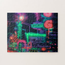 Puzzle Resumen Morple Green Red Neon Lights Medley