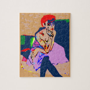 Puzzle Resumen Mujer en muchos colores