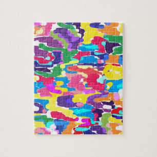 Puzzle Resumen multicolor brillante