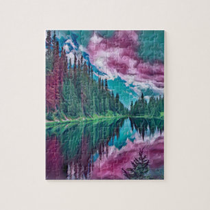 Puzzle Resumen Naturaleza Bosque Paisaje silvestre