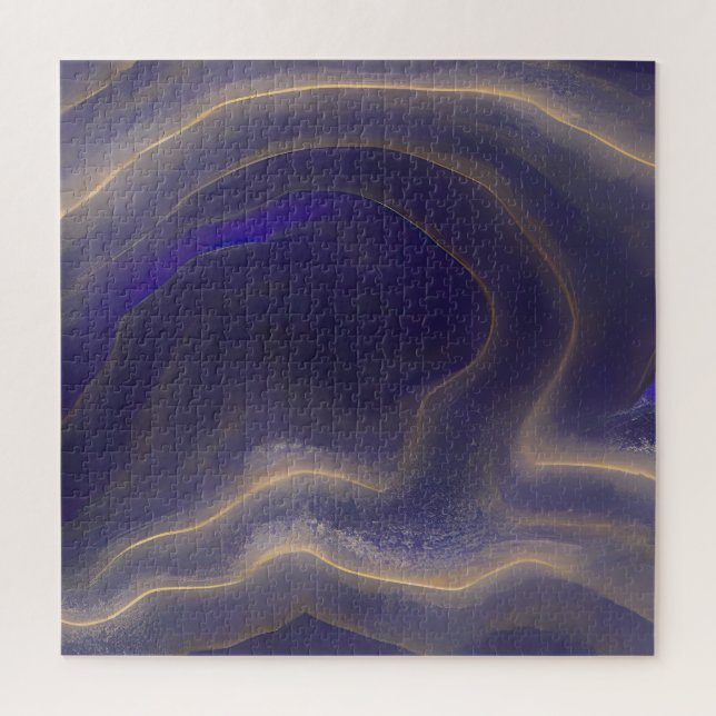 Puzzle Resumen Olas fracturadas de la capa marina 03 (Vertical)