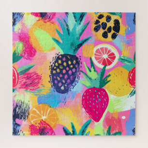 Puzzle Resumen Paraíso Fiesta de Fruta Tropical