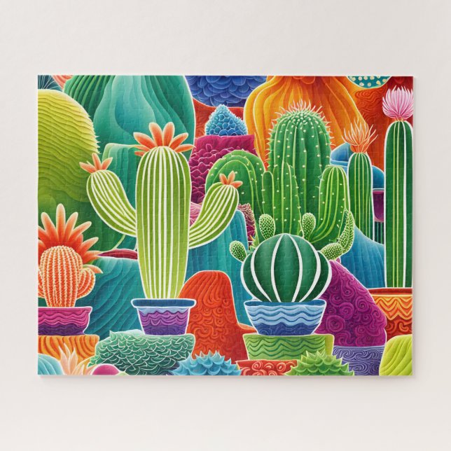 Puzzle Resumen Potted Cacti (Horizontal)