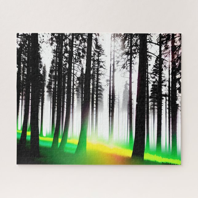 Puzzle Resumen Selva negra y amarilla verde (Horizontal)