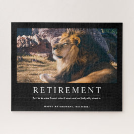 Puzzle Retirada personalizada de Personalizados de leones