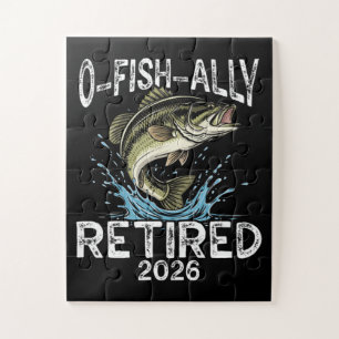 Puzzle Retirado O-Fish-Ally 2026 Humor Divertido