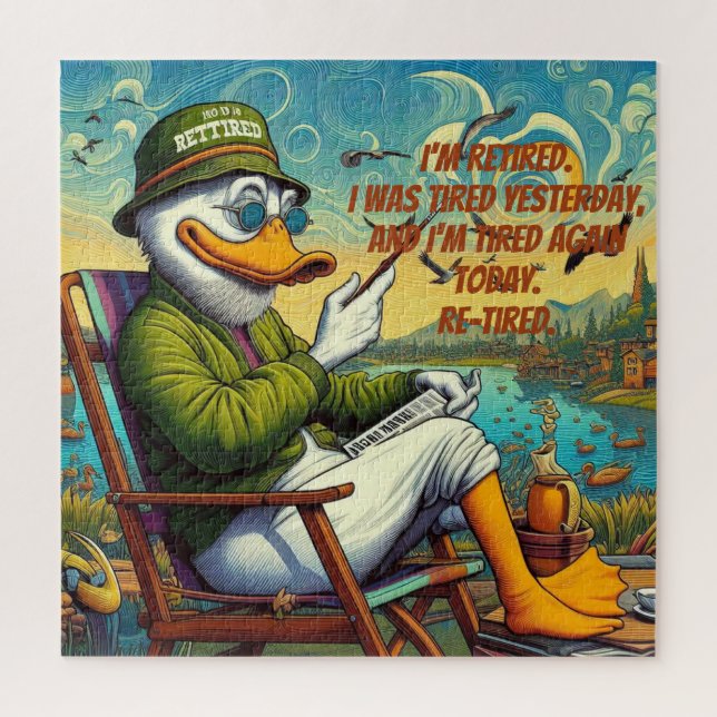 Puzzle Retirado y Relajado (Vertical)