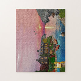 Puzzle Retiro de la casa del lago | Paisaje escénico