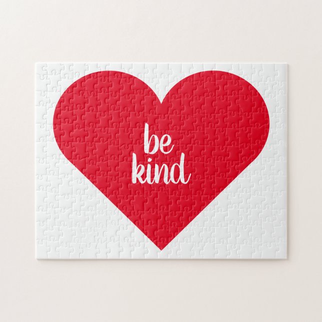 Puzzle Retos de color sólido rojo difícil (Horizontal)