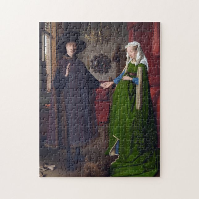 Puzzle Retrato 1434 de ENERO VAN EYCK- Arnolfini (Vertical)