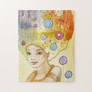 Puzzle Retrato abstracto