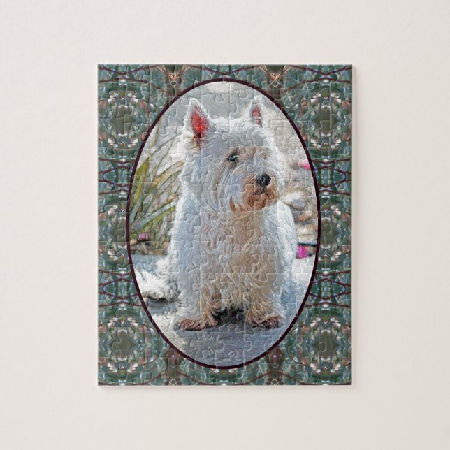 PUZZLE RETRATO DE A WESTIE (Vertical)