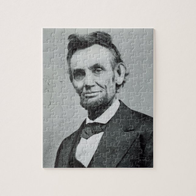 Puzzle Retrato de Abe Lincoln 1 (Vertical)