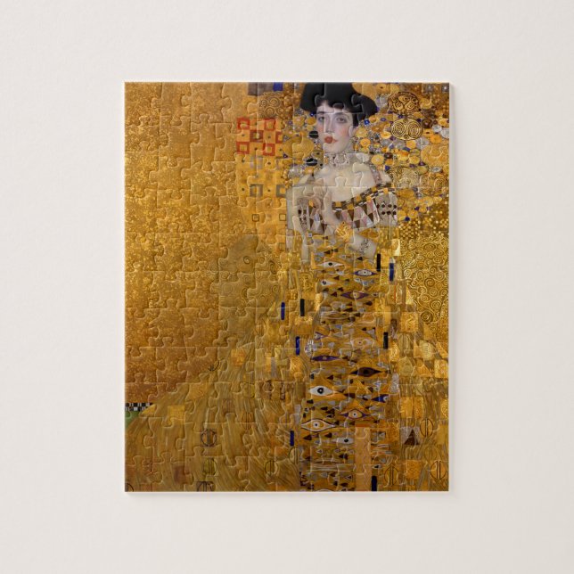 Puzzle Retrato de Adele Bloch-Bauer por Gustav Klimt 1907 (Vertical)