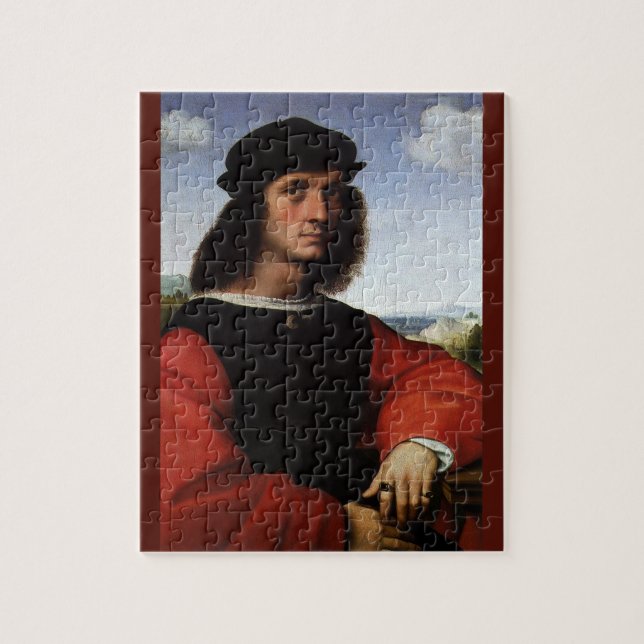 Puzzle Retrato de Agnolo Doni por Raphael Sanzio (Vertical)