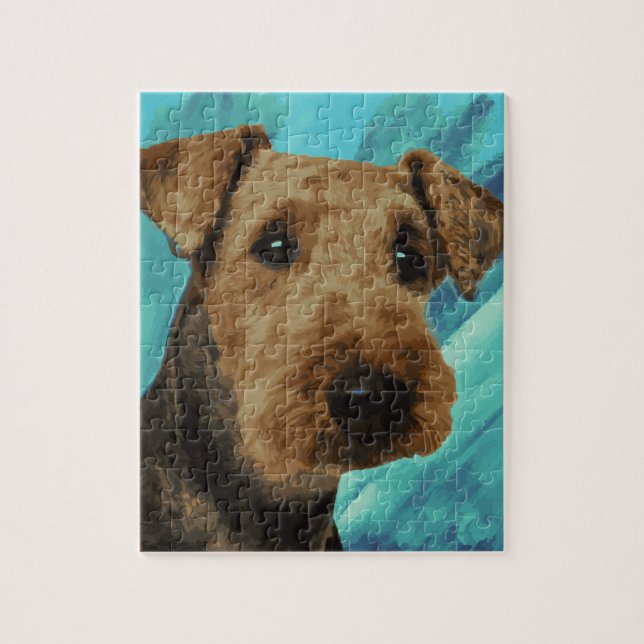 Puzzle Retrato de Airedale Terrier (Vertical)