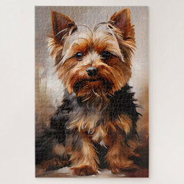 Puzzle Retrato de arte de Yorkshire Terrier Realism